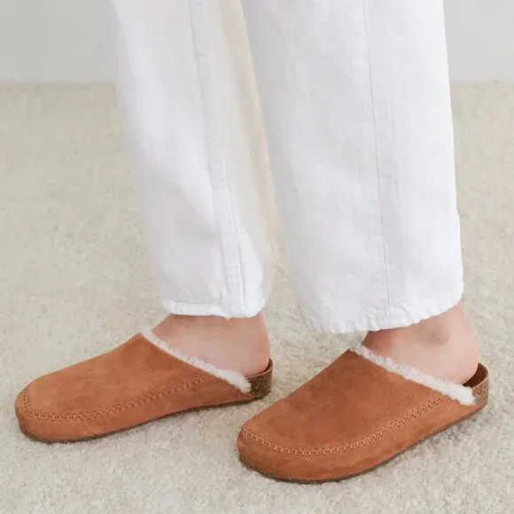 Jenni Kayne  Shearling-Lined Moc Clog - Picture 6 of 7